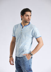 Sky Textured T-Shirt